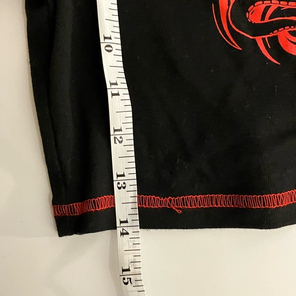 red chaotic baby-tee, h&m/divided - Picture 4 of 7